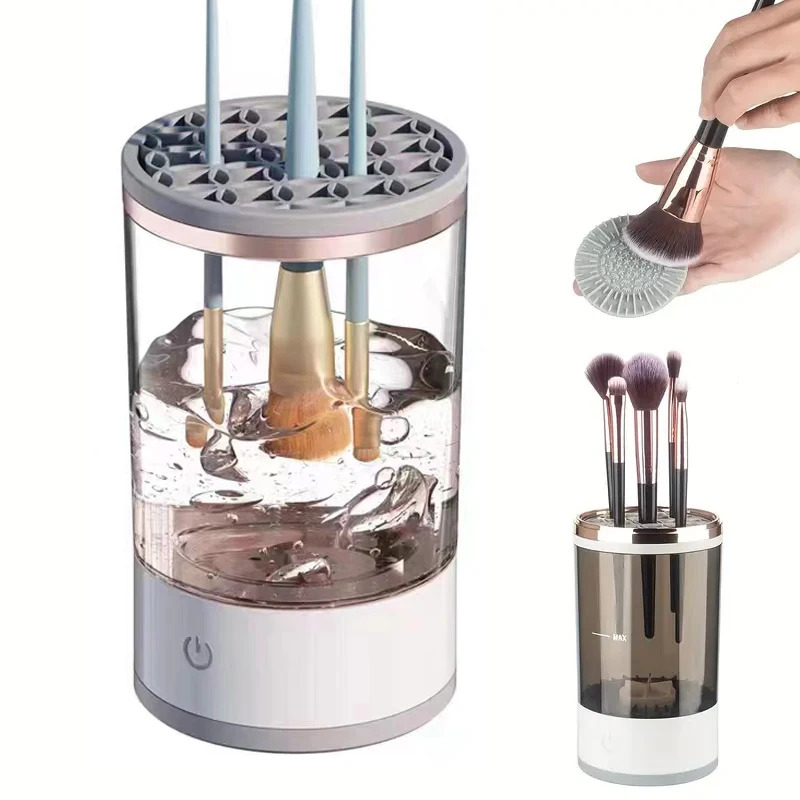 Beauty Makeup Background - Otomatik Elektrikli Makyaj Fırçası Temizleyici USB
