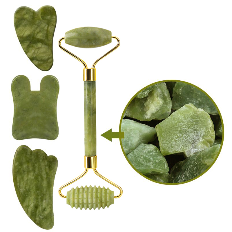 Yeşim Göz Maskesi Yüz Masaj Al - Jade Roller Gua Sha incelemesi ve fiyatı