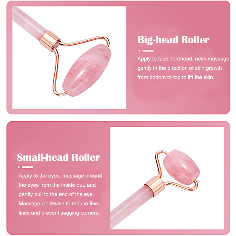 Doğal gül kuvars yeşim rulo Gu - Jade Roller Gua Sha incelemesi ve fiyatı