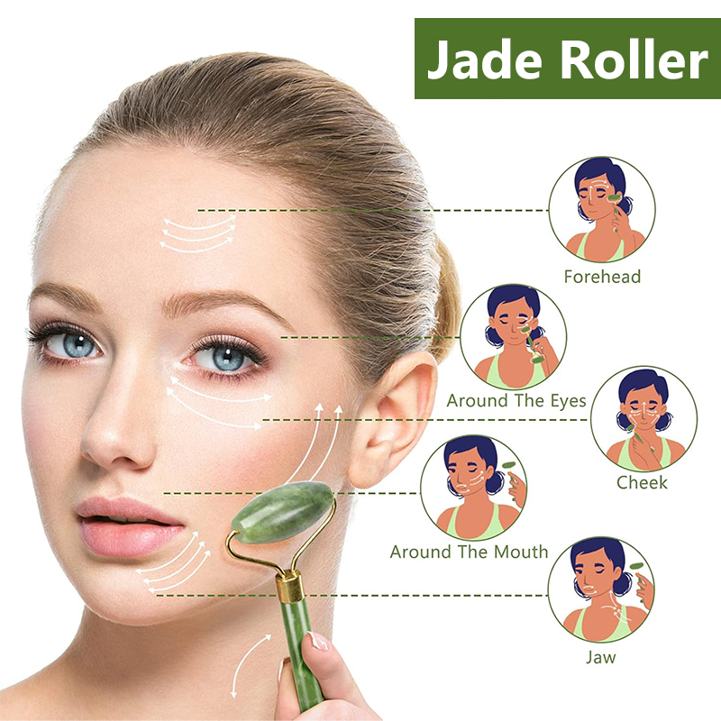 Doğal Yeşim Rulosu Yüz Gua Sha - Jade Roller Gua Sha incelemesi ve fiyatı
