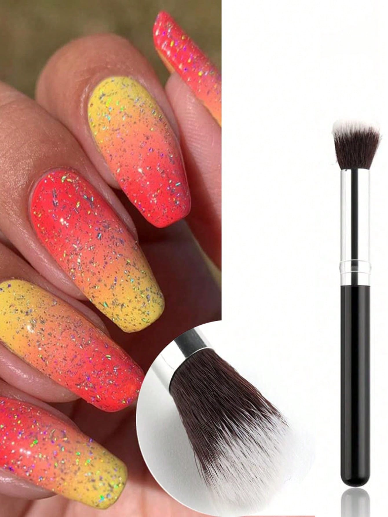 2 Adet Ombre Tırnak Resim Fırç - Beauty Makeup Background incelemesi ve fiyatı