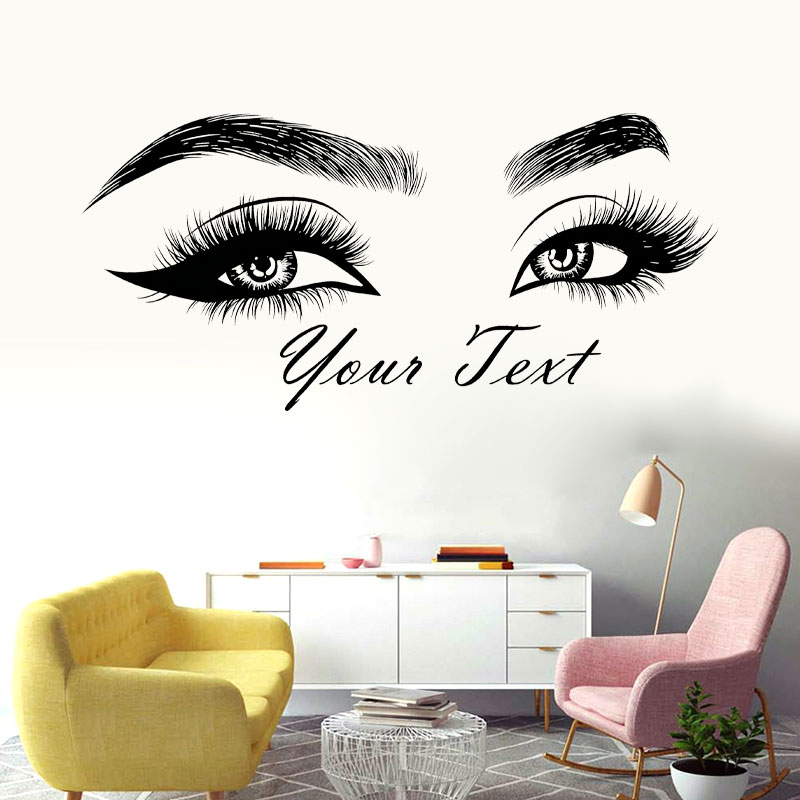 Kirpik Kaşları Vinil Etiket Gü - Makeup Is Beauty Quotes incelemesi ve fiyatı
