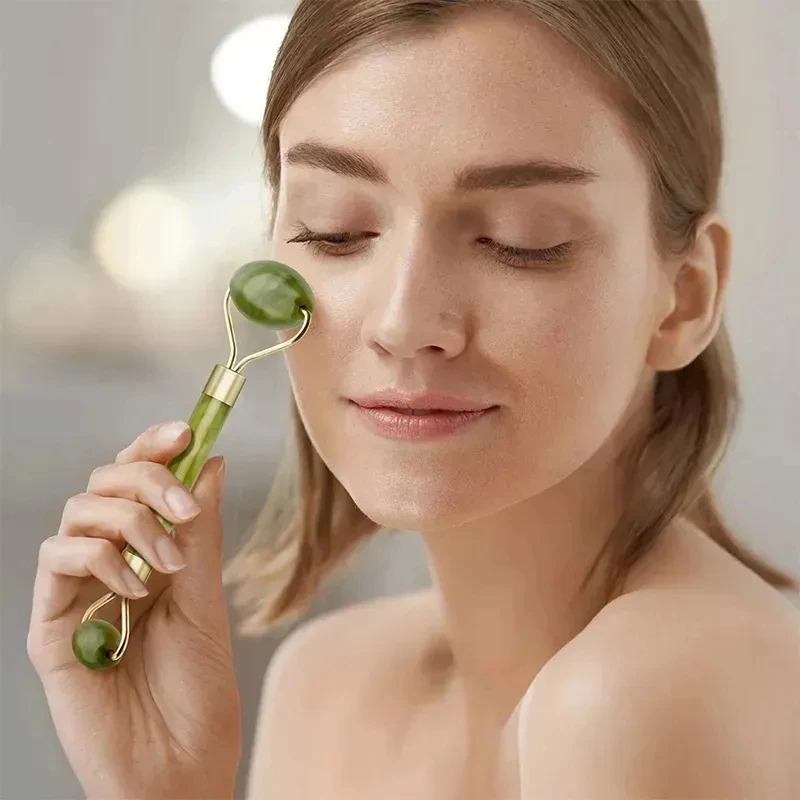 Gül Kuvars Doğal Yeşim Rulo Ma - Jade Roller Gua Sha incelemesi ve fiyatı