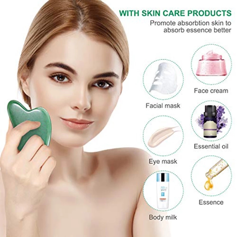 Gül Kuvars Doğal Yeşim Rulo Ma - Jade Roller Gua Sha incelemesi ve fiyatı