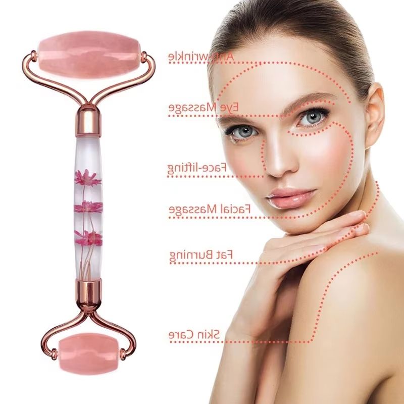 Gül Kuvarsı Sonsuz Çiçekli Yüz - Jade Roller Gua Sha incelemesi ve fiyatı
