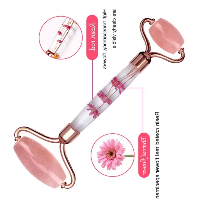 Gül Kuvarsı Sonsuz Çiçekli Yüz - Jade Roller Gua Sha incelemesi ve fiyatı