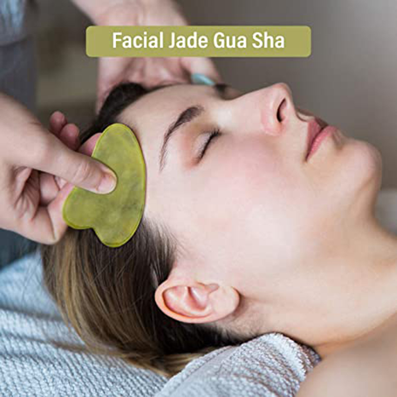 Doğal Yeşim Rulo Gua Sha Masaj - Jade Roller Gua Sha incelemesi ve fiyatı
