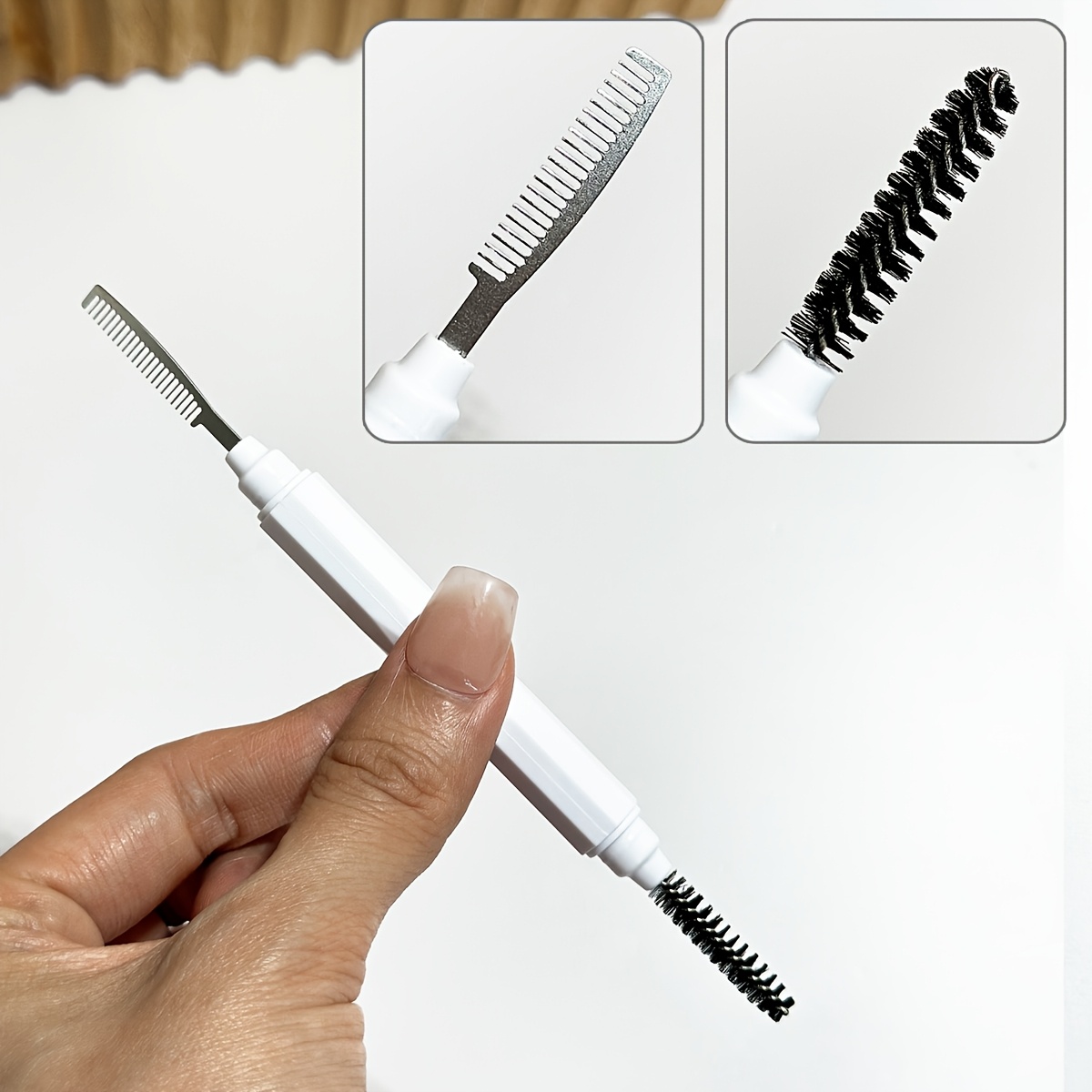 Çift Başlı Kaş ve Kirpik Tarağ - Beauty Makeup Background incelemesi ve fiyatı
