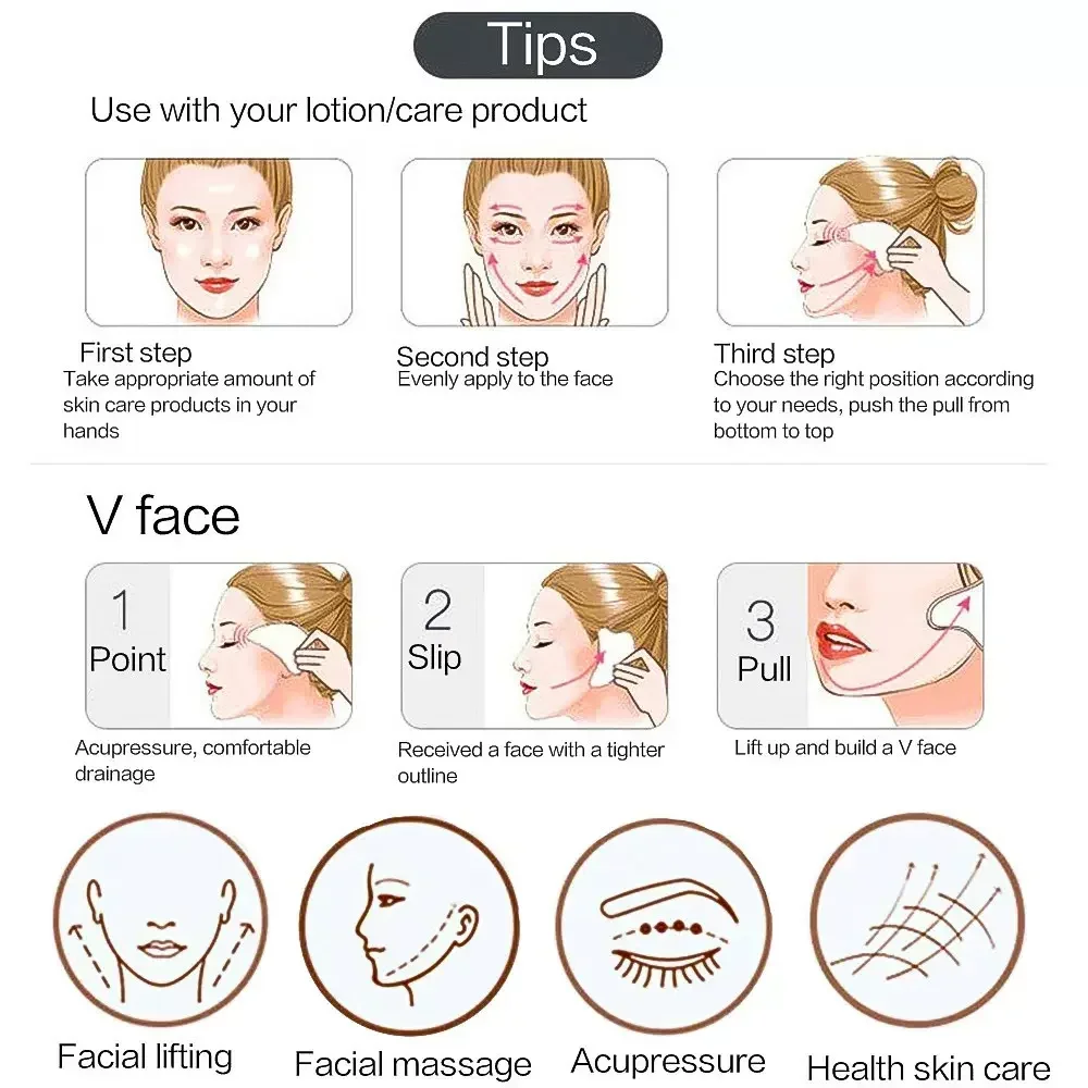 3 adet Gua Sha Kazıyıcı Kurulu - Jade Roller Gua Sha incelemesi ve fiyatı