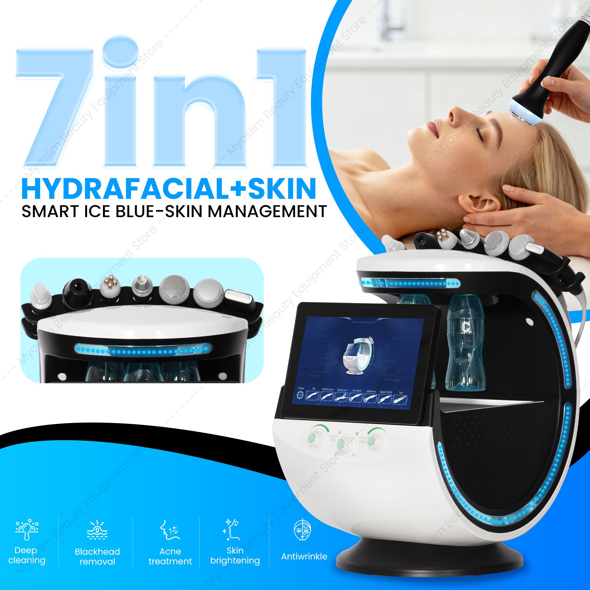 Yeni 7'si 1 Arada Akıllı Yüz T - Pore Vacuum incelemesi ve fiyatı